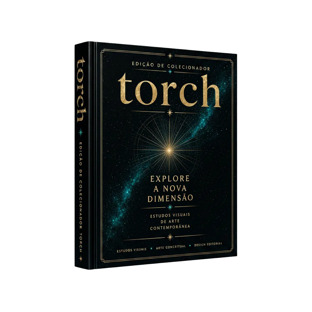 Livro colecionável Torch 7.5 Edition Signature — estudos de luz, forma e contraste, FullMelt Editorial